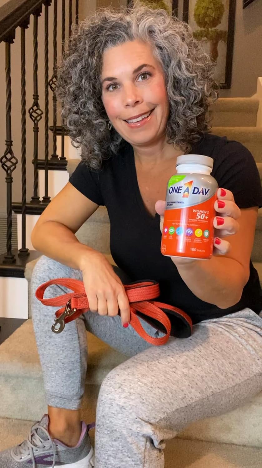 One A Day Women’s 50+ Multivitamins Tablet, Multivitamin for Women with Vitamin A, C, D, E and Zinc for Immune Health Support*, Calcium & more