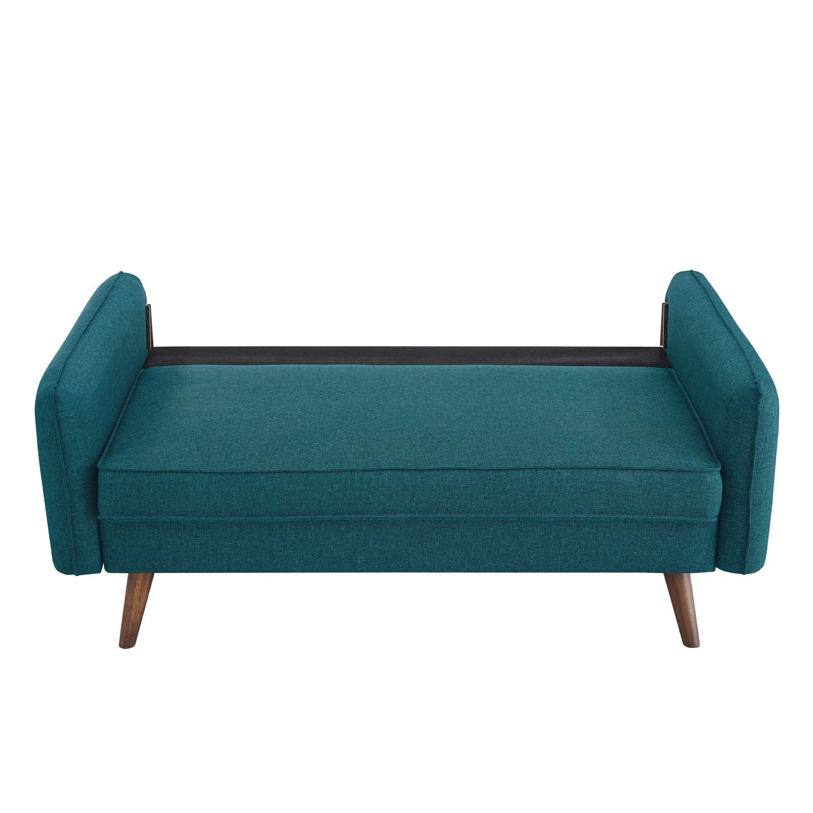 Modway Revive Upholstered Fabric Loveseat in Teal
