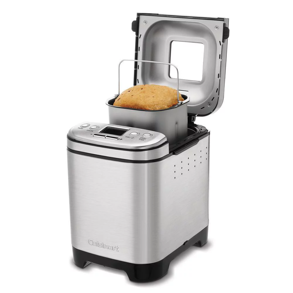 Cuisinart CBK-110 Compact Automatic Bread Maker (Silver) with Knife and Board