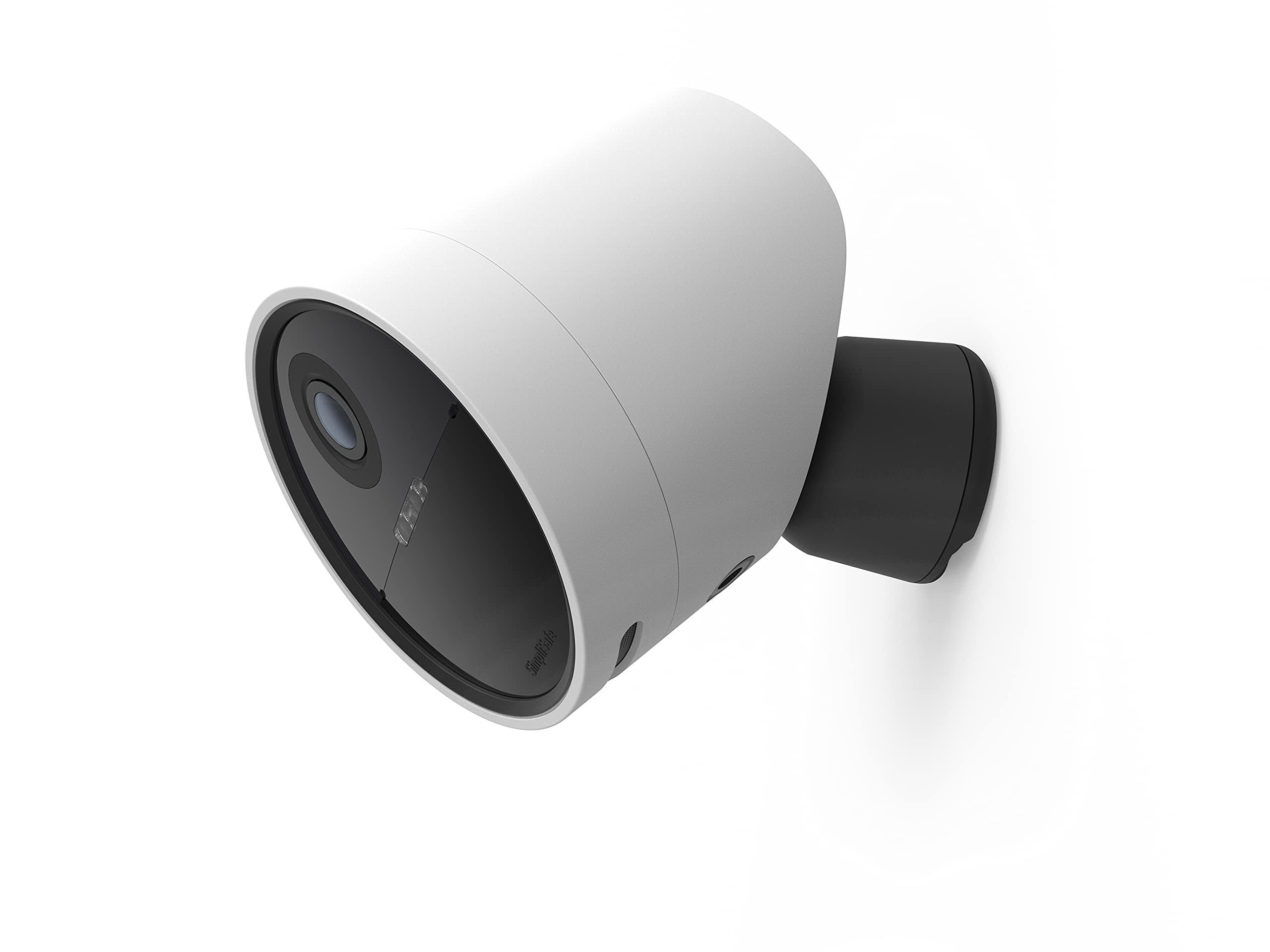 SimpliSafe - Wireless Outdoor Security Camera - White SCM301