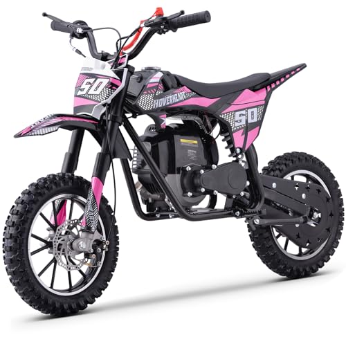 Kids 50cc Dirt Bike, 49cc Gas Dirt Bike for Kids 8-14, Gas Powered Mini Dirt Bikes, 2 Stroke Dirt Bikes, Max Load 165 Lbs