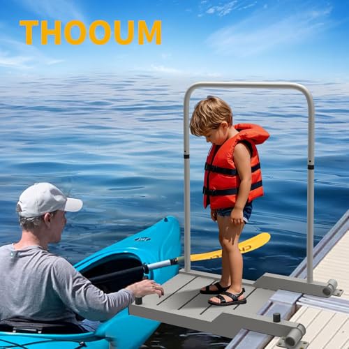 Boat Boarding Platform and Dock Extension to Step Up & Down (Fixed), Boat Boarding Platform Dock Step for Boat Lifts