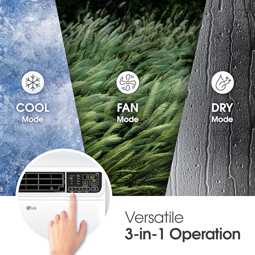 LG 12,000 BTU Dual Inverter Smart Window Air Conditioner, Cools 550 Sq. Ft., Ultra Quiet Operation, Up to 35% More Energy Savings, Energy Star