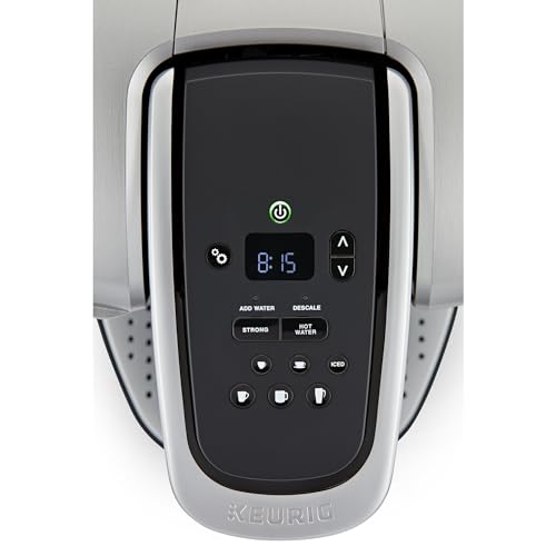 Keurig K-Elite Single Serve K-Cup Pod Coffee Maker, with Strength and Temperature Control, Iced Coffee Capability, 8 to 12oz Brew Size, Programmable
