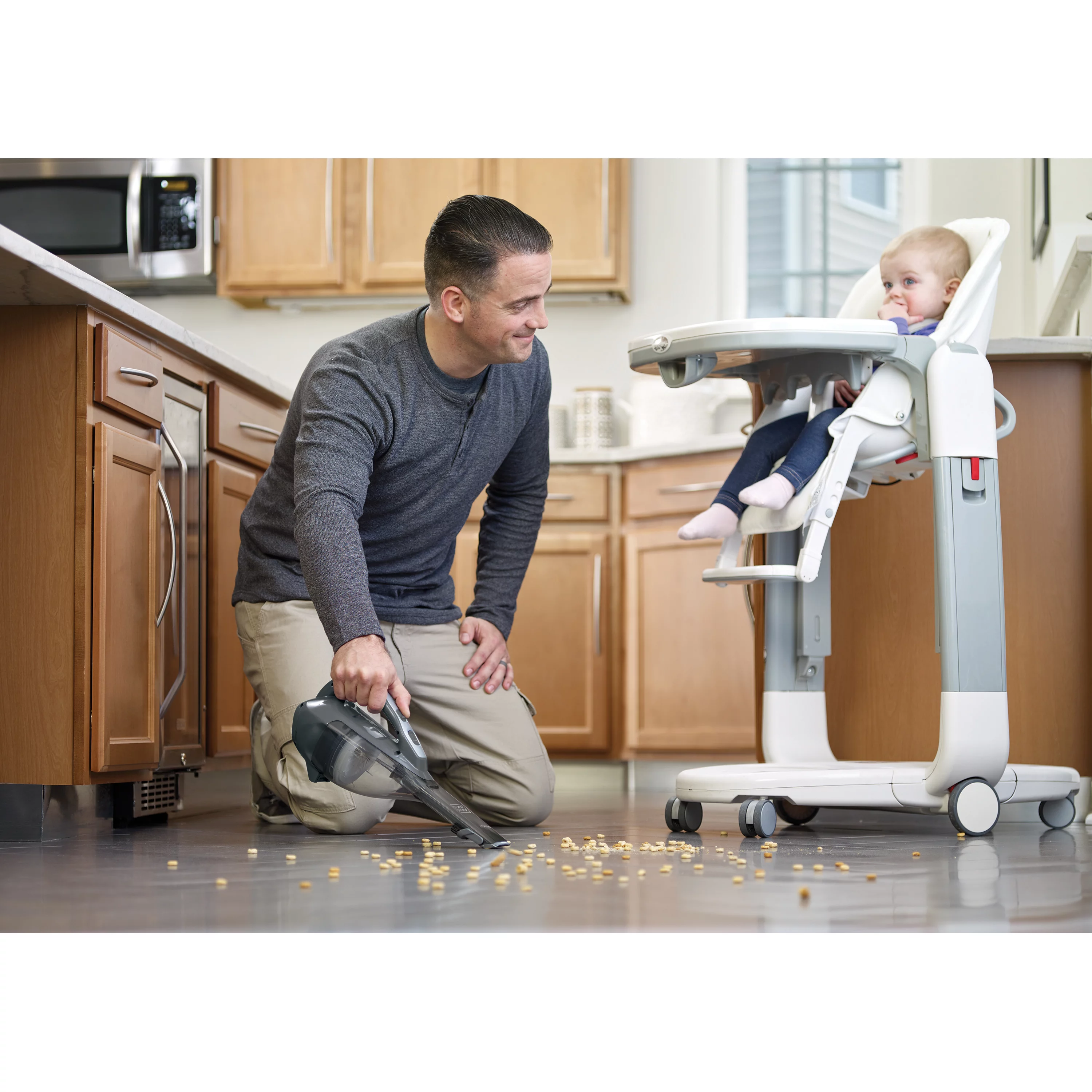 BLACK+DECKER Lithium Hand Vacuum (Ocean Blue), HLVA315J22
