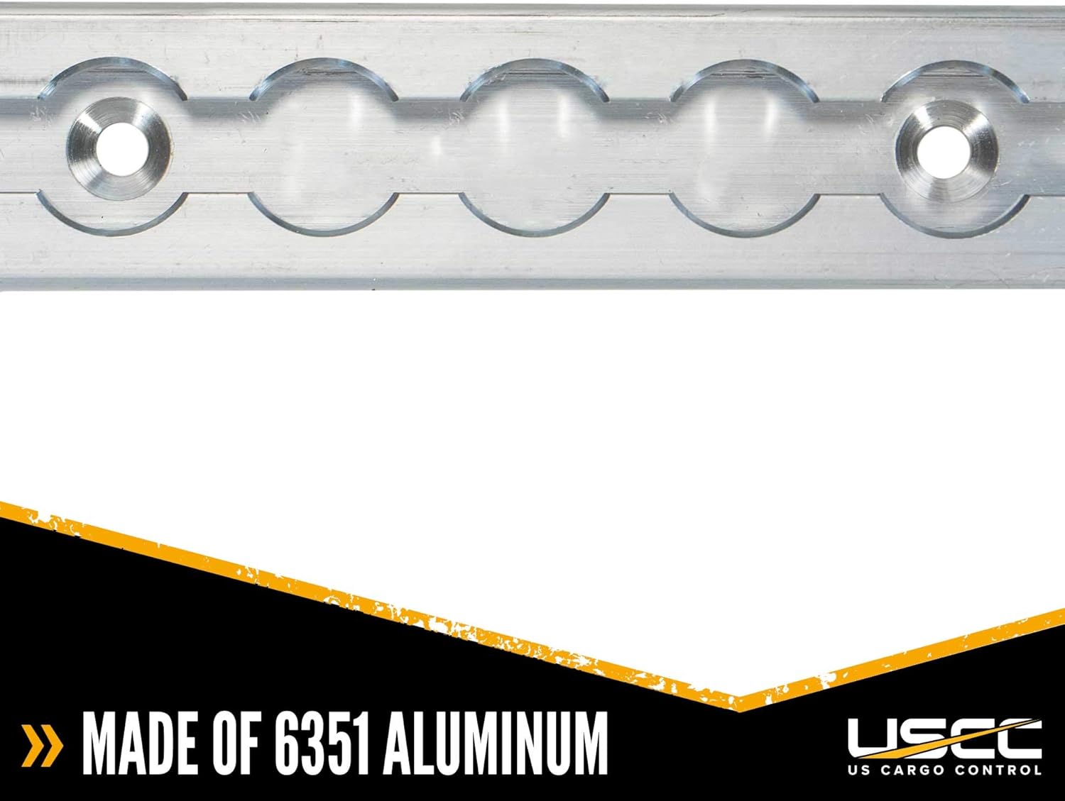 US Cargo Control Ancra 6 Foot Airline Style L Track – Heavy Duty Grade 6351 Aluminum – Secure Motorcycles, ATVs, Utility Tractors, Dirt Bikes