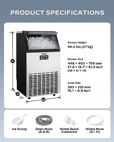 Silonn Silonn Commercial Ice Maker Machine