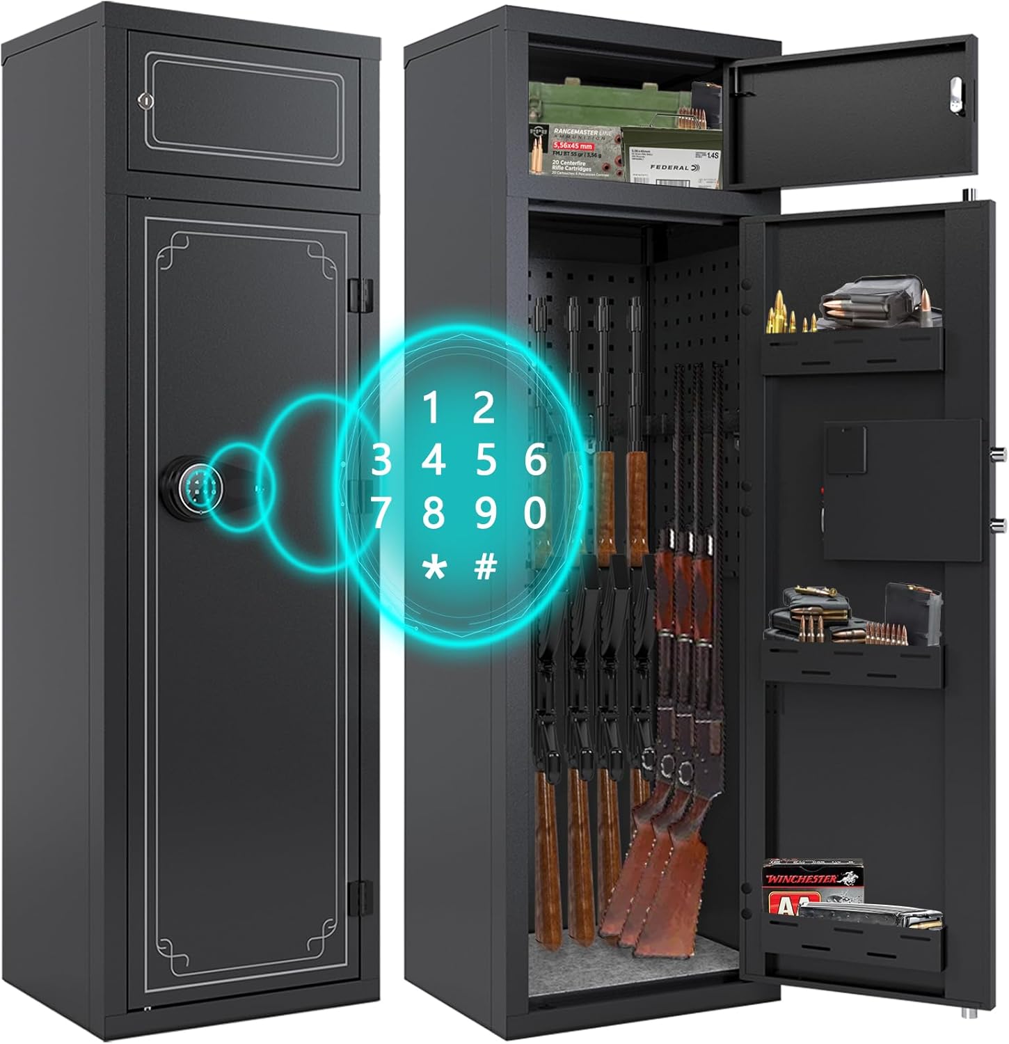 KAER 10-12 Gun Safe,Gun Safes & cabinets,Gun Safes for Home Rifles and Pistols, Gun Safes for Home Rifle and Pistols