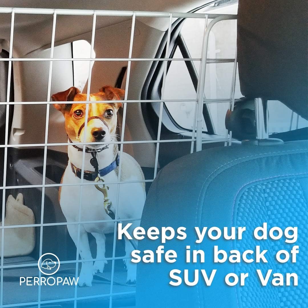 Dog Car Barriers for SUV - Adjustable Dog Gate for Car SUV or Other Vehicle, The Perfect Dog Dividers for SUV Adventurers