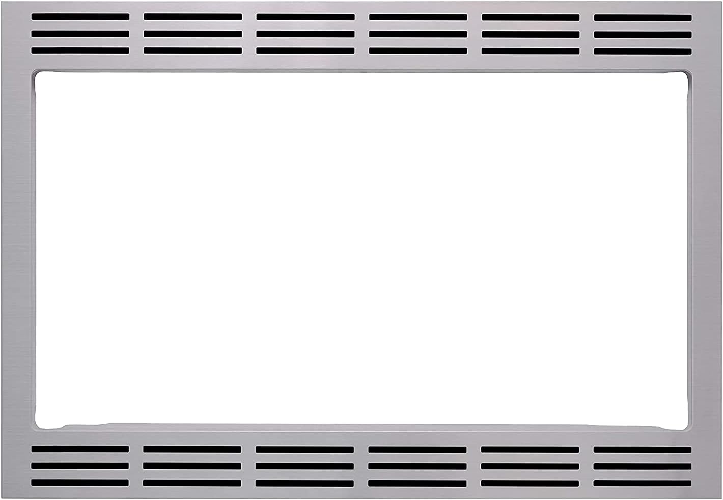Panasonic NN-TK922SS 27-inch Trim Kit for 2.2 cu ft Microwave Ovens, 27 inch, Stainless Steel & Farberware Countertop Microwave 1000 Watts
