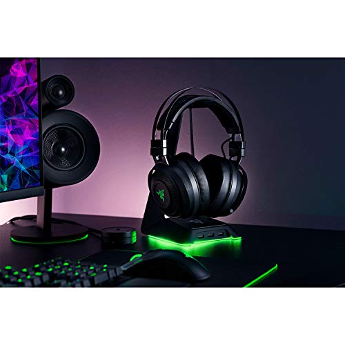 Razer Nari Wireless 7.1 Surround Sound Gaming Headset: THX Audio, Auto-Adjust Headband & Swivel Cups, Chroma RGB, Retractable Mic, For PC, PS4, PS5