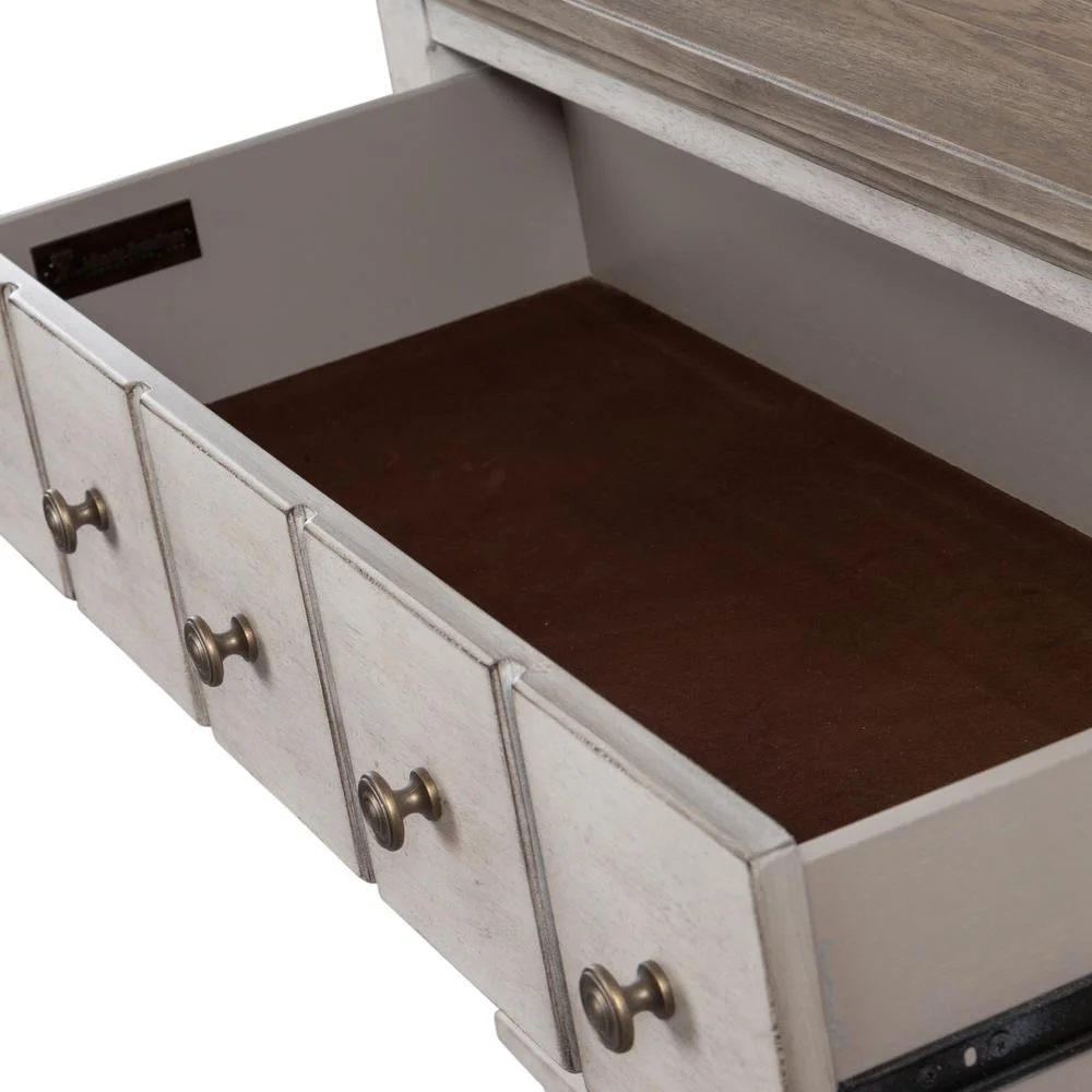 Heartland White 5 Drawer Chest