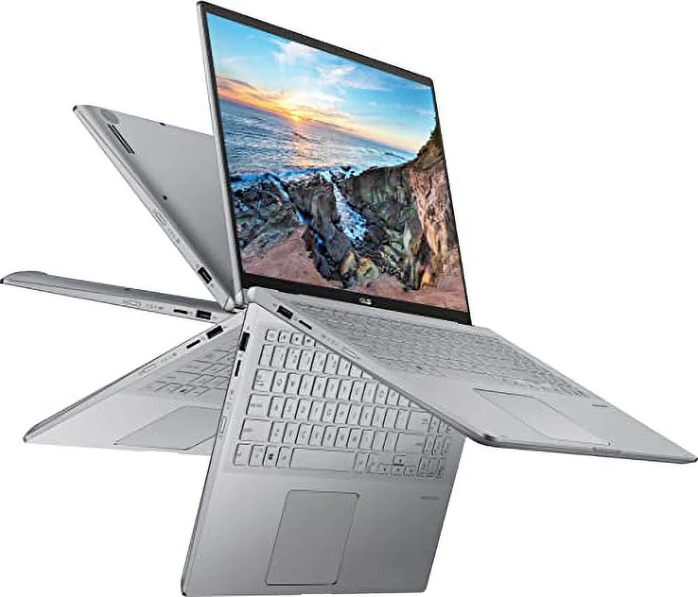 asus Touchscreen 15.6'' ZenBook Laptop with Windows 11 Pro, Full HD IPS Display, AMD Ryzen 7 5700U Processor, NVIDIA GeForce MX450, Backlit Keyboard