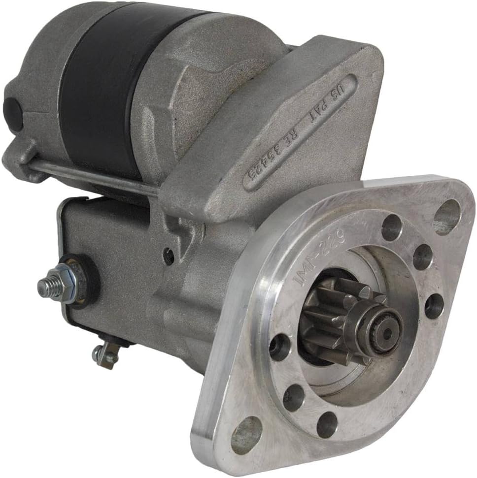 Rareelectrical NEW STARTER COMPATIBLE WITH MASSEY FERGUSON FARM TRACTOR MF-205 TOYOSHA 2-77 1979-1984 3601-8501-01 3601850101 5601-8501-00 5601850100