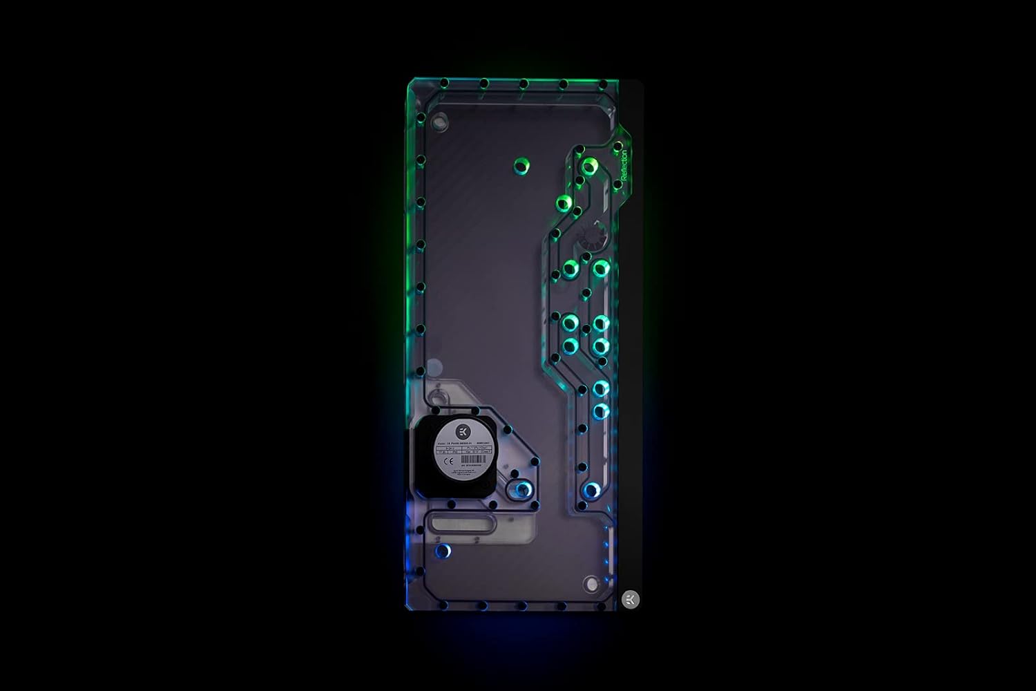 EKWB EK-Quantum Reflection PC-O11D XL D5 PWM Distroplate, Digital RGB, Plexi