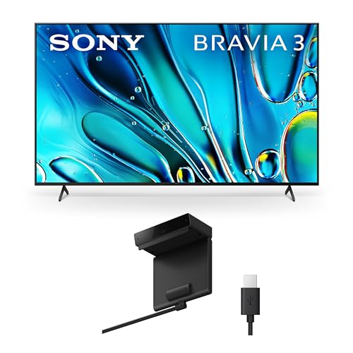 Sony 43-Inch Class 4K Ultra HD BRAVIA 3 LED Smart TV with Google TV, Dolby Vision HDR, and Exclusive Features for PlayStation®5 (K-43S30)