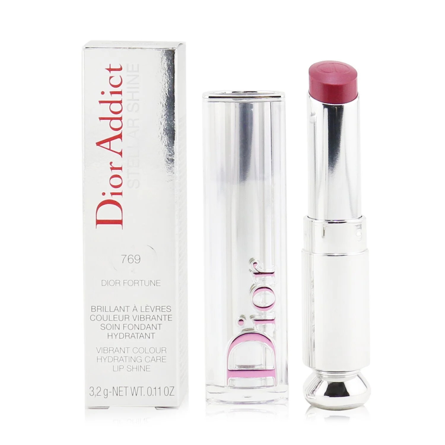 Christian Dior Dior Addict Stellar Shine Lipstick - # 649 Diorosphere (Dark Peach)  3.2g/0.11oz