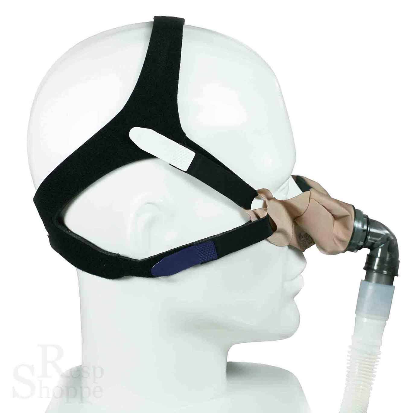 Circadiance SleepWeaver Elan Soft Cloth Nasal CPAP Mask - Beige Medium - 100518