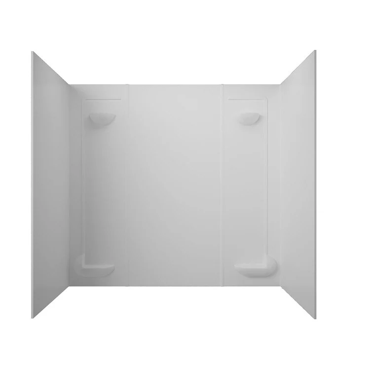 Tub Wall Veritek Kit 5 Panels White 30 x 60 x 57 Inch
