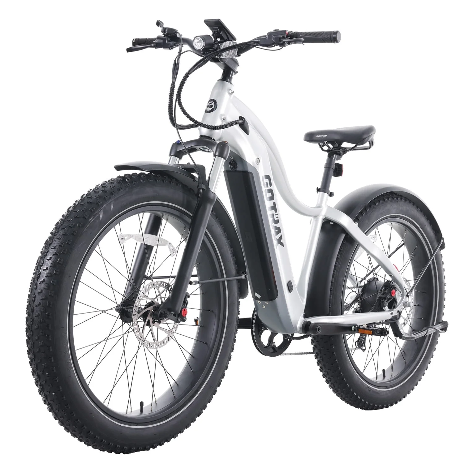 GOTRAX Tundra Electric Bike for Adults, 750W 48V 26 x 4 Fat Tire Adult Dirt Electric Bicycle, 20MPH All Terrain Electric Mountain Bike, Step over