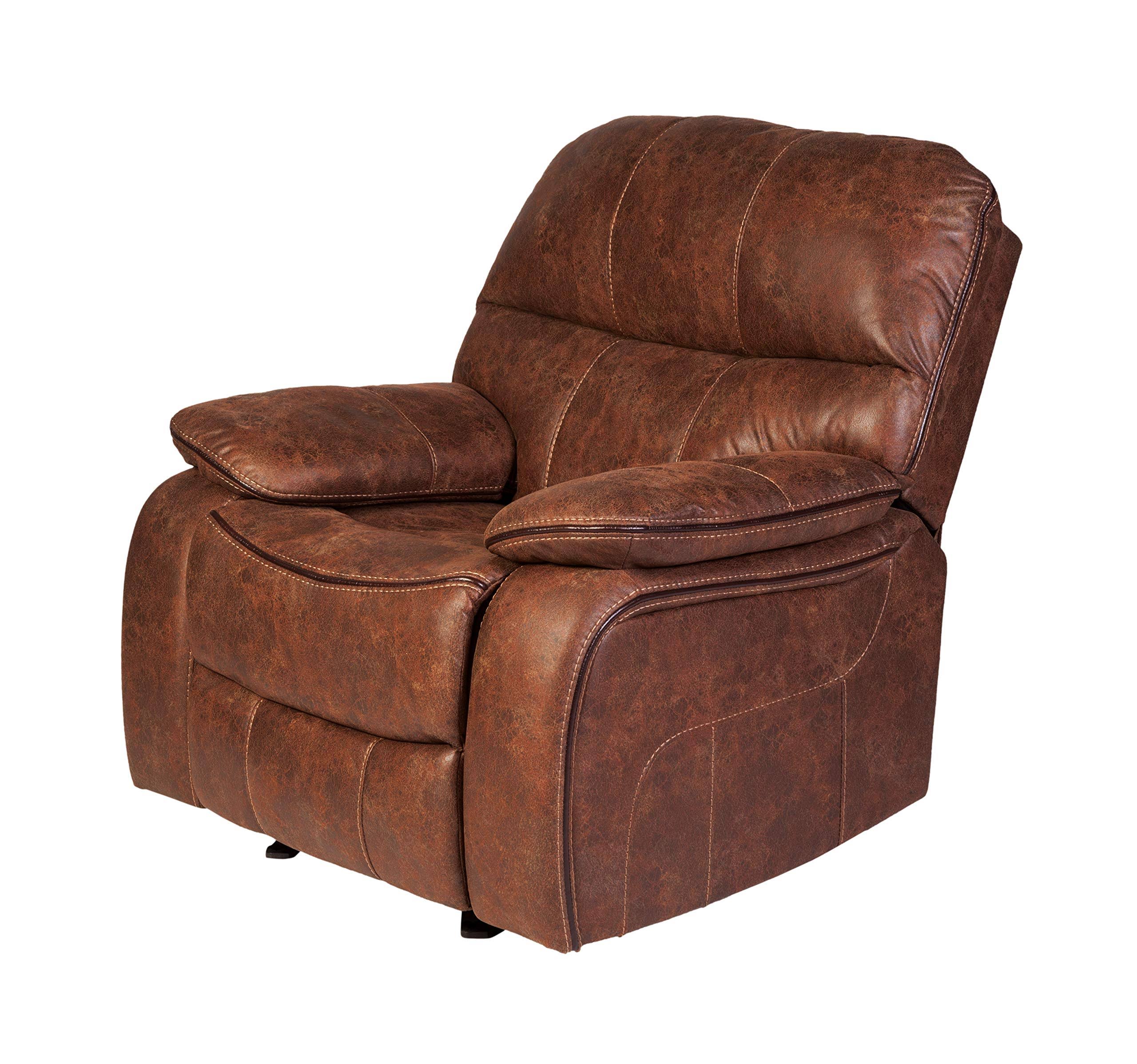 Relaxzen 60-7040M11 Wesson Massage Recliner, Brown