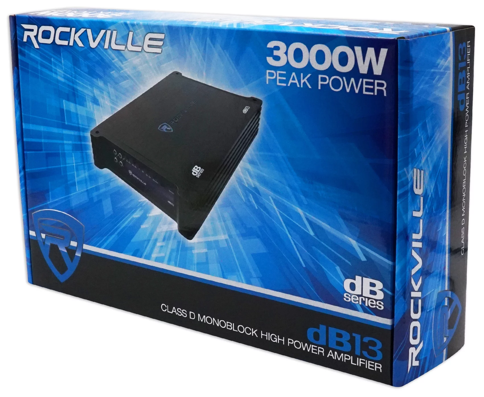 Rockville Punisher 8D1 8" 750w RMS Competition Car Subwoofer+Mono Amplifier Amp
