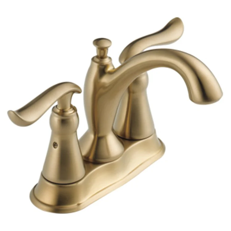 Linden Two Handle Centerset Bathroom Faucet with Drain