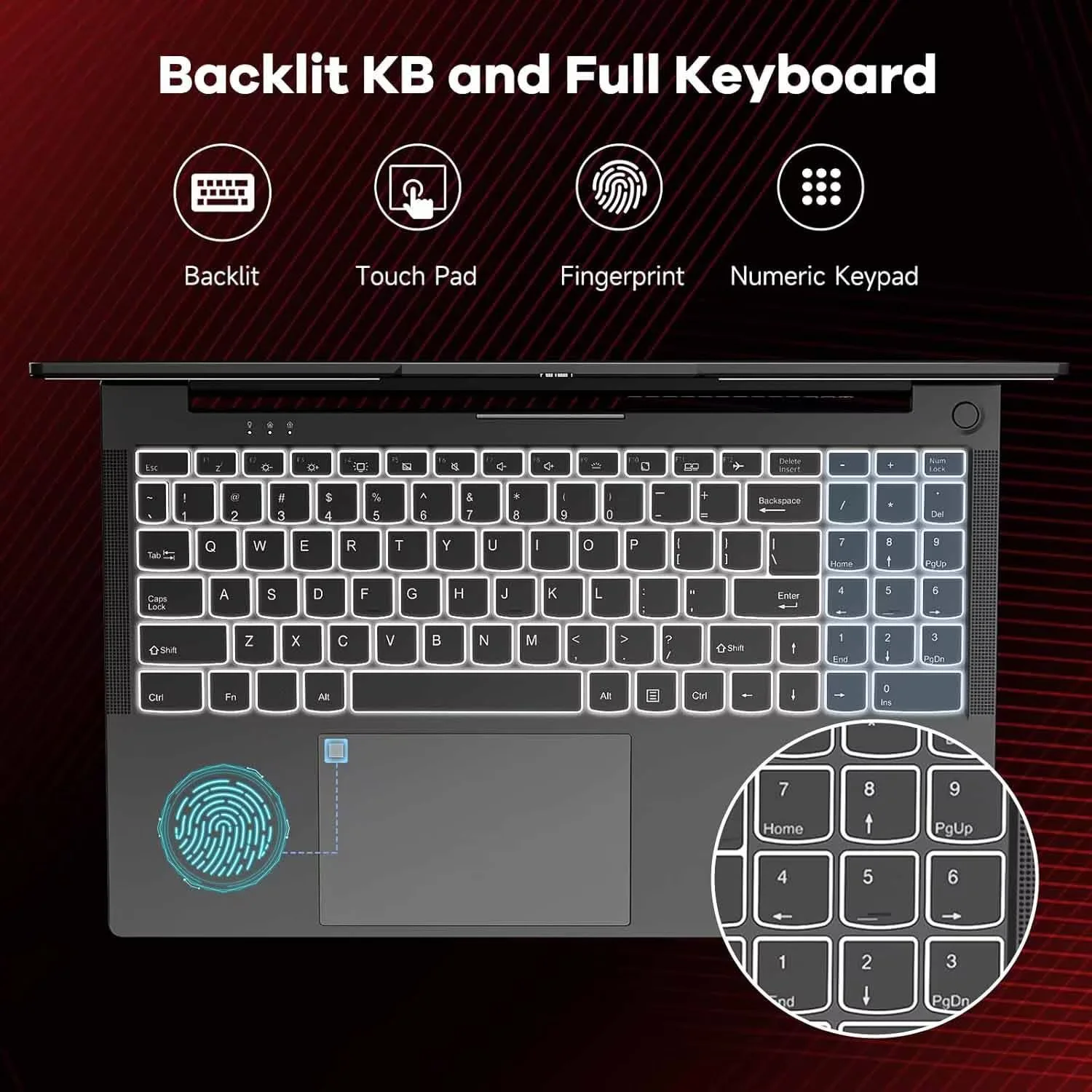 15.6" IPS FHD-Gaming-Laptop, AMD Ryzen 5 6600H 6-Cores 660M GPU 32GB DDR5 RAM 1TB SSD(Beat i7-1165G7
