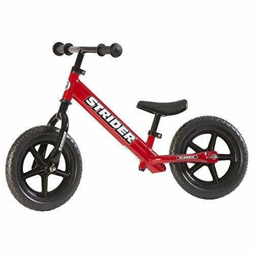 Strider - 12 Classic No-Pedal Balance Bike Ages 18 Months to 3 Years Red