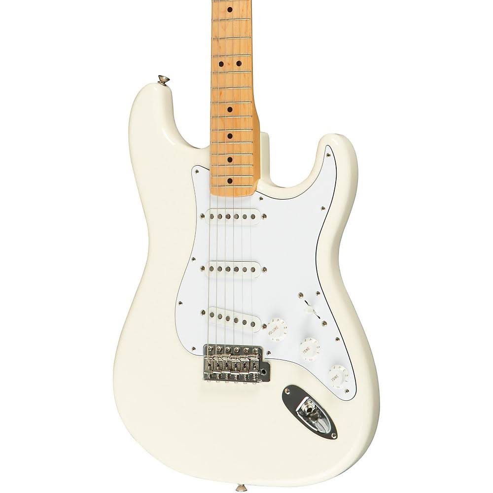 Fender Classic Series &70s Stratocaster Electric Guitar Olympic White