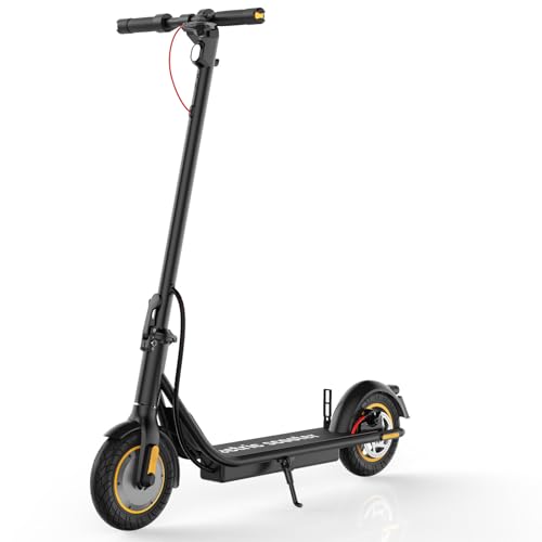 Electric Scooter, 10" Solid Tires, 500W Motor, 19MPH Max Speed & 21 Miles Range, Folding E-Scooter for Adults and Teens with Smart APP