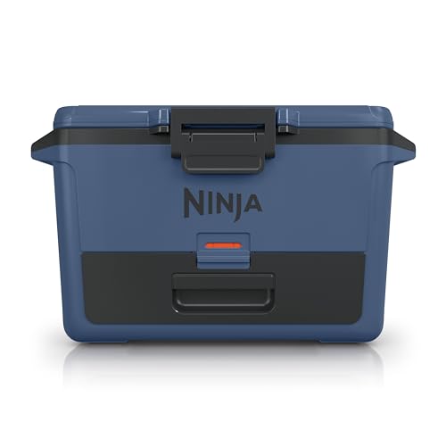 Ninja FB151GY FrostVault 50qt Hard Cooler with Dry Zone, Integrated Fridge-Temp Dry Storage Drawer, Premium Heavy-Duty Insulated Cooler