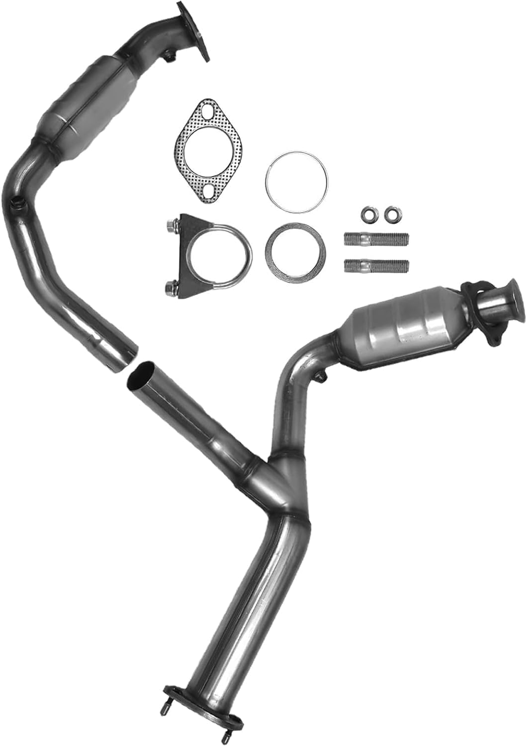 High Flow Catalytic Converter Compatible with Chevrolet Silverado 1500 Suburban 1500 Avalanche Tahoe/GMC Sierra 1500 Yukon 2007-2008 50469