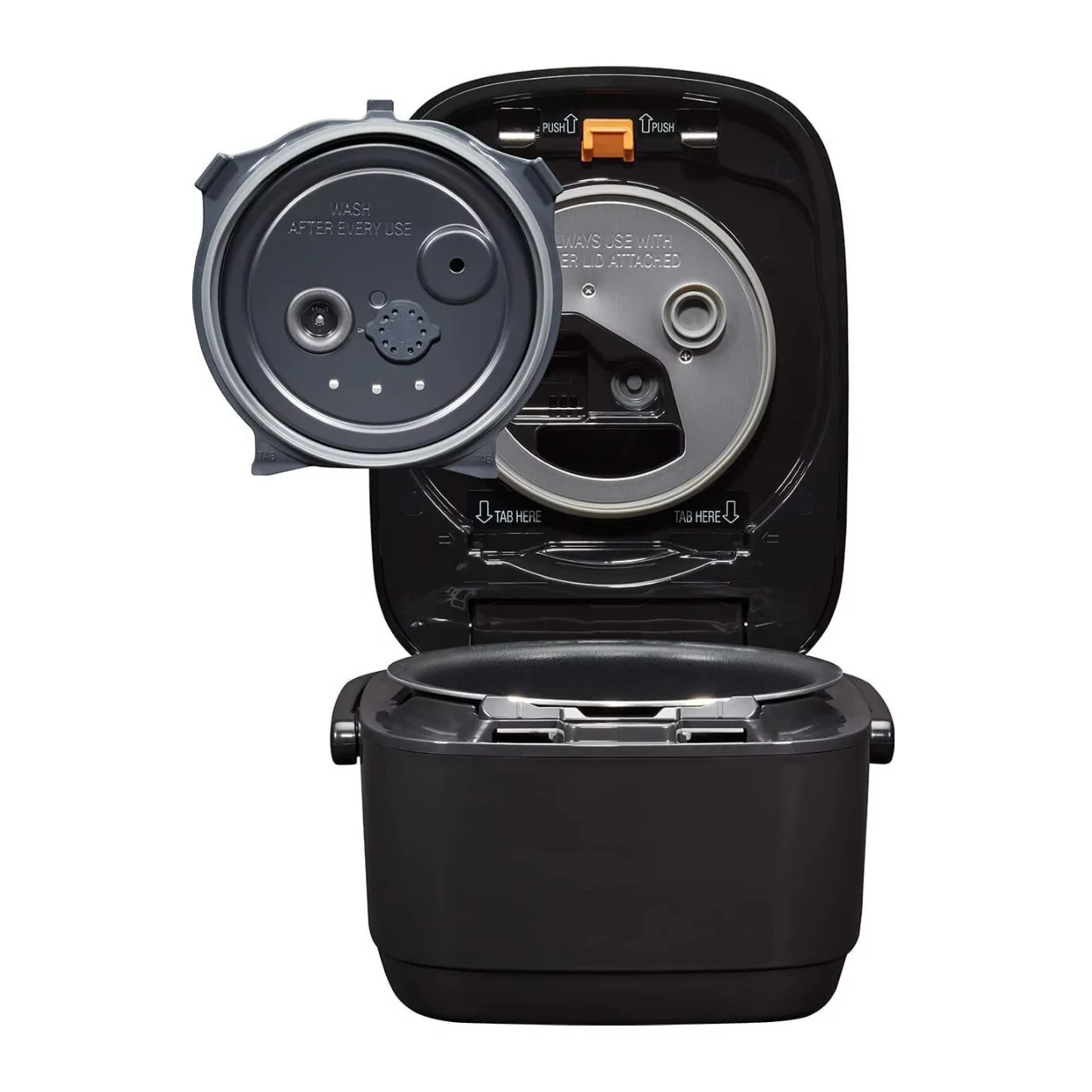 Zojirushi NW-JEC18BA Pressure Induction Heating Rice Cooker with Rice Washing Bowl, and Accessory