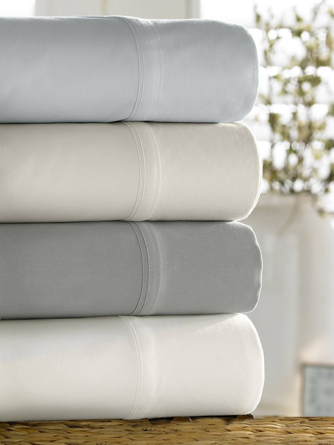 Kassatex Bamboo Sheet Collection in White | Queen Flat Sized | Lord u0026 Taylor