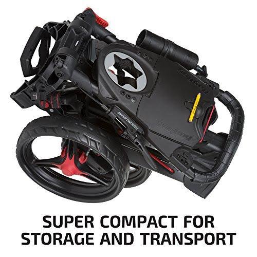 Bag Boy Compact 3 Push Cart - Silver/Black