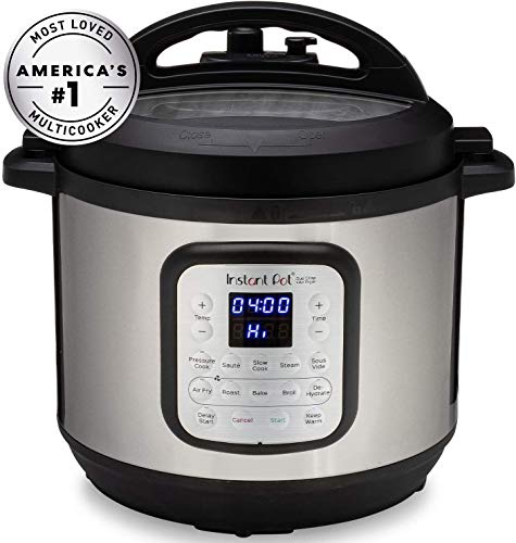 Instant Pot Duo Crisp 11-in-1 Air Fryer and Electric Pressure Cooker Combo with Multicooker Lids that Air Fries, Steams, Slow Cooks, Saut&eacute;s