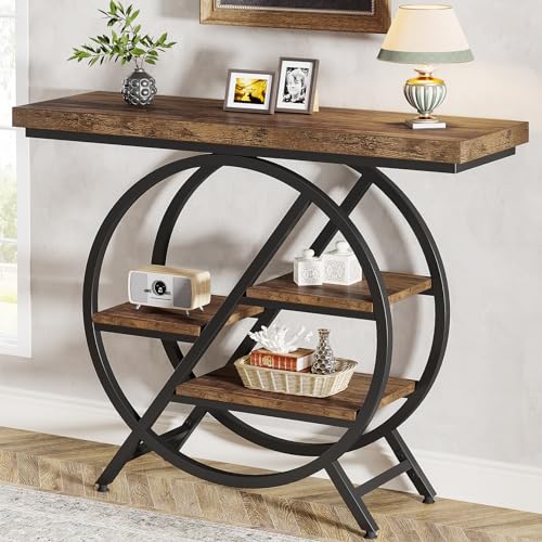 Tribesigns Console Table, 39.4-Inch Entryway Table with Thickened Tabletop