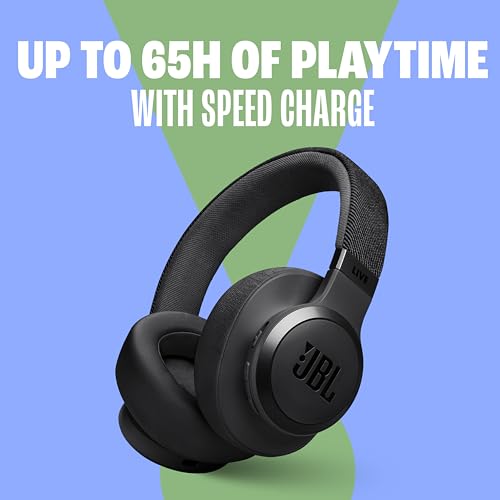 JBL Live 770NC - Wireless Over-Ear Headphones with True Adaptive Noise Cancelling with Smart Ambient, Up to 65 Hours of Battery Life