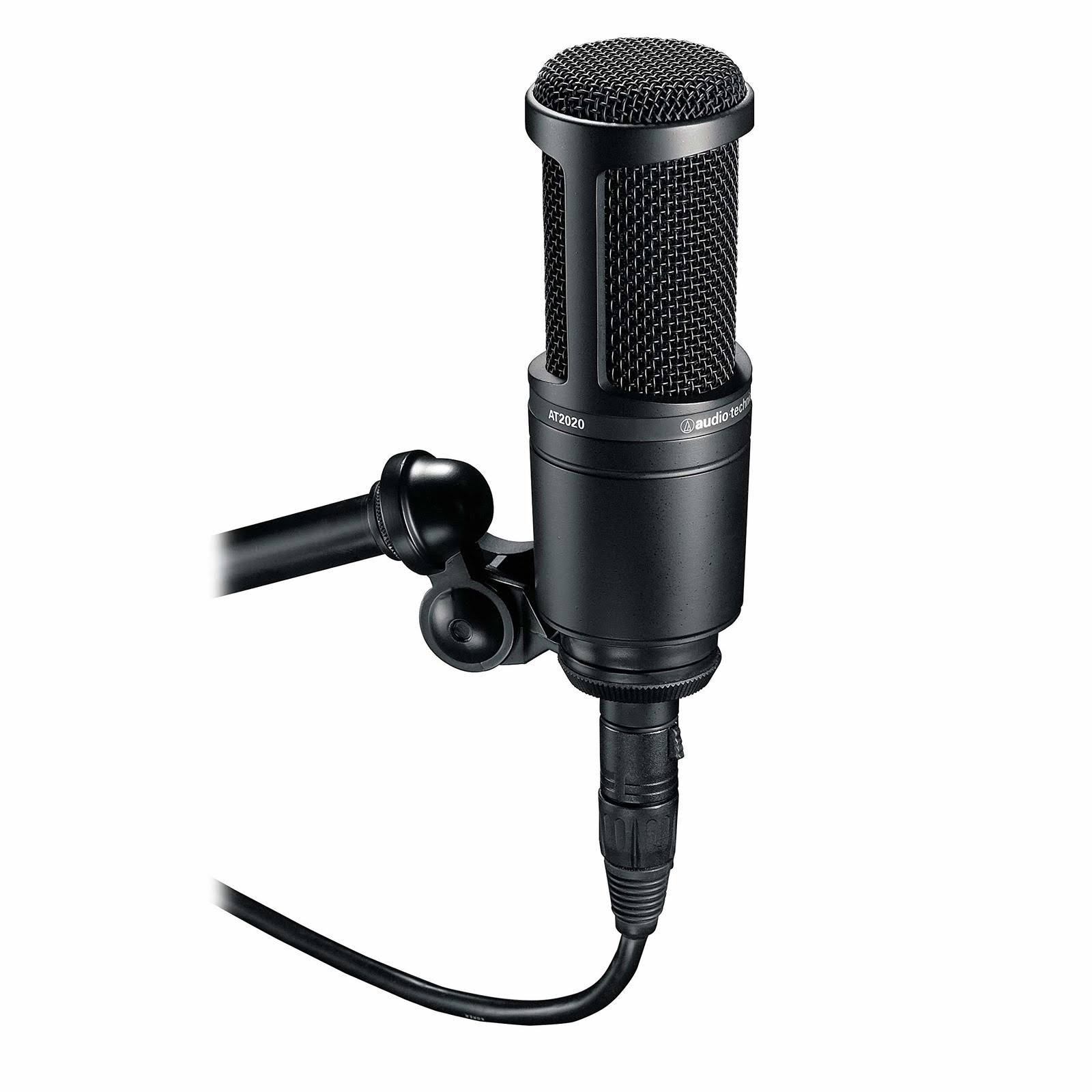 Audio Technica Condenser Studio Microphone - with Pop Filter/Mic Cable