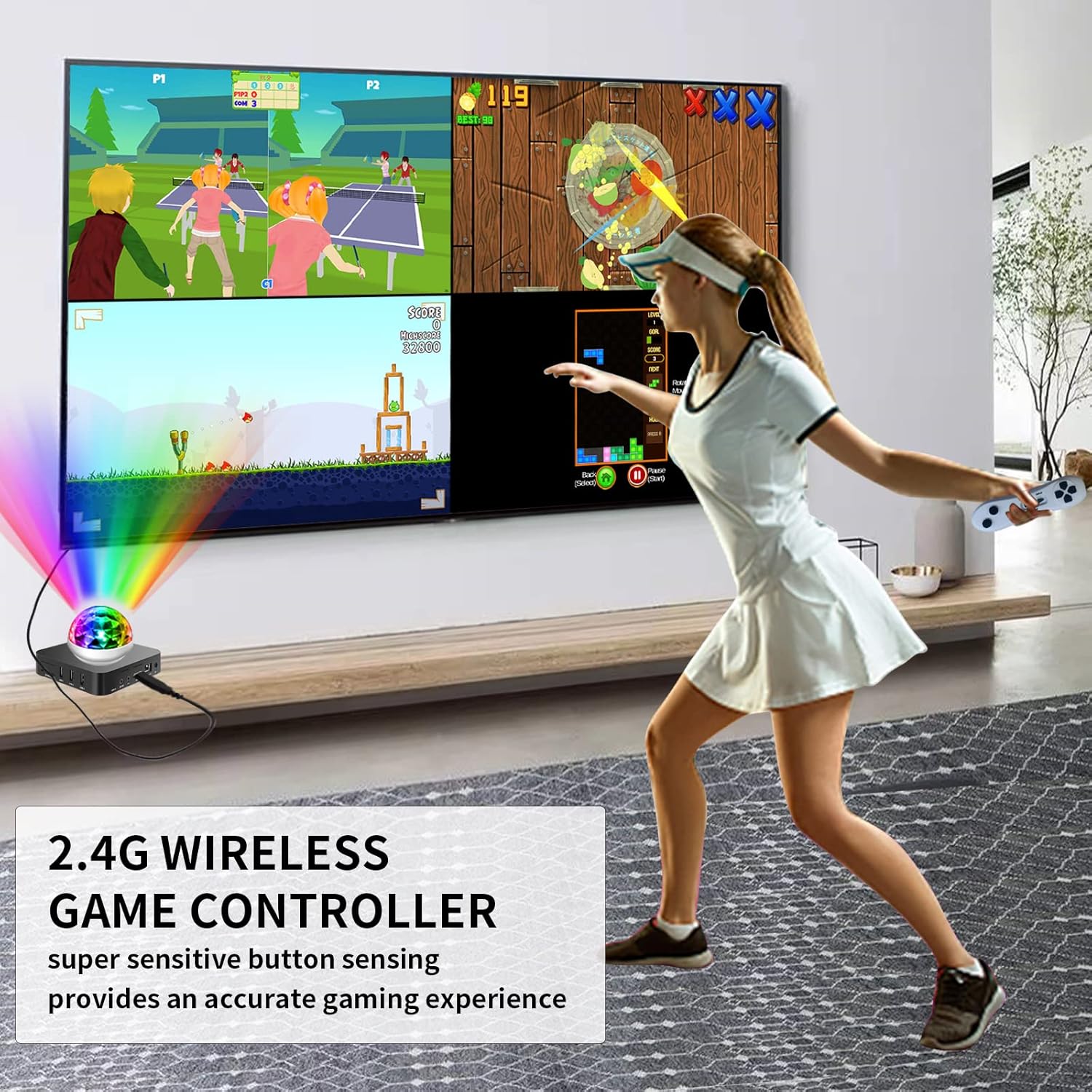 YRPRSODF Double Dance Mat for Kids and Adults, TV/ PC HDMI Electronic Dancing Step Pad with Games, Music, Fitness,3D Somatosensory& Cartoon Mode
