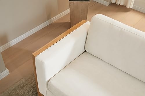 Christopher Knight Home Bricez 79" Sofa Couch, Cozy Upholstered 3-Seater Sofa, Oversized Loveseat, Comfy Fabric Couches for Living Room and Office