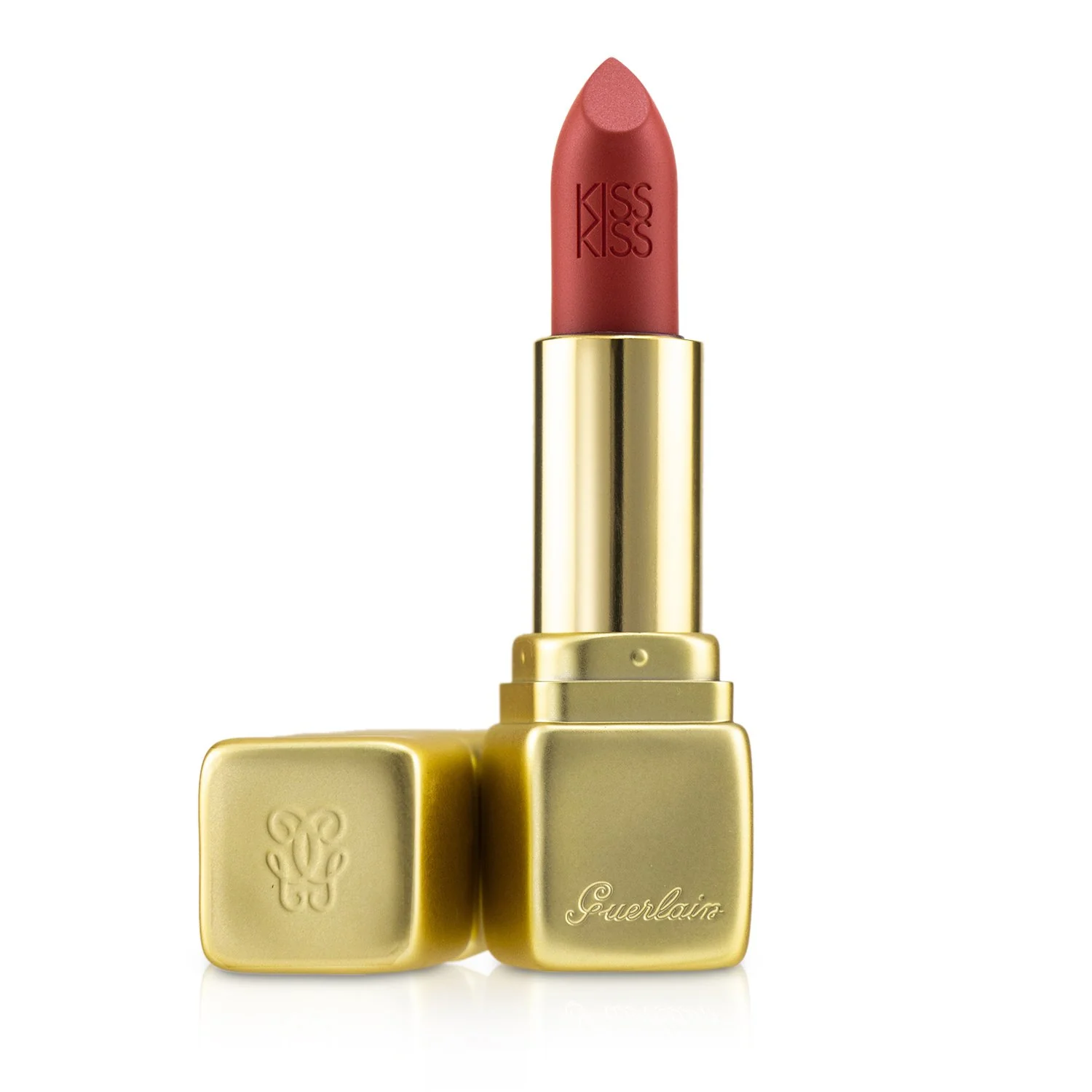 Guerlain KissKiss Matte Hydrating Matte Lip Colour - # M376 Daring Pink  3.5g/0.12oz