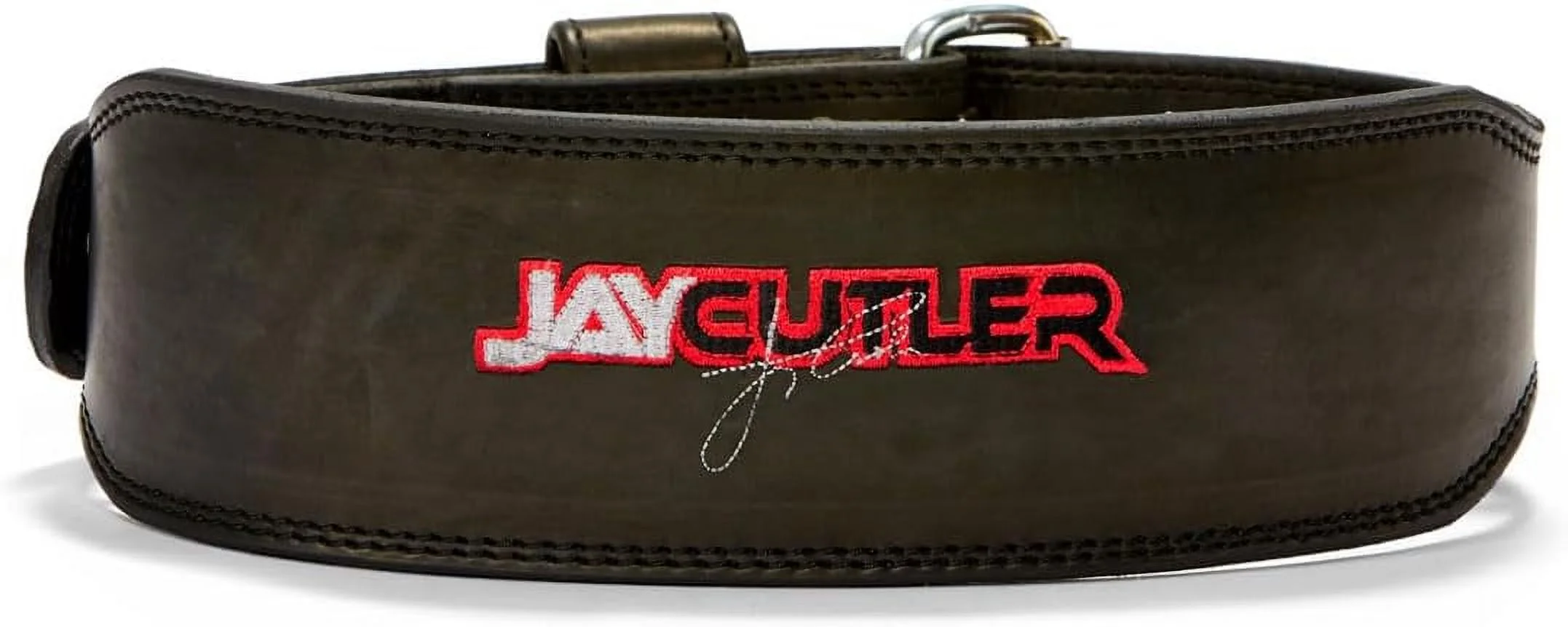 Jay Cutler Signature Leather Belt - Comfortable Weight Lifting Belt