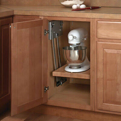 Knape and Vogt 24 in. H x 3 in. W x 13 in. D Steel Appliance Lift Cabinet