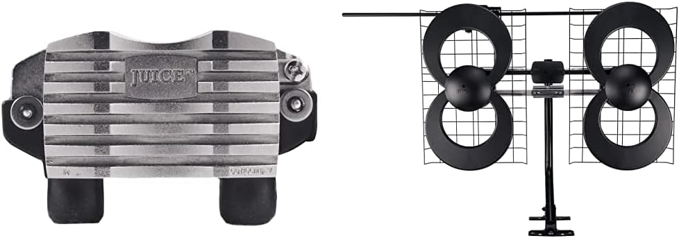 Antennas Direct ClearStream Juice VHF/UHF Low-Noise Preamplifier System, Urban, Rural, Indoor, Outdoor, Low-loss Power Inserter