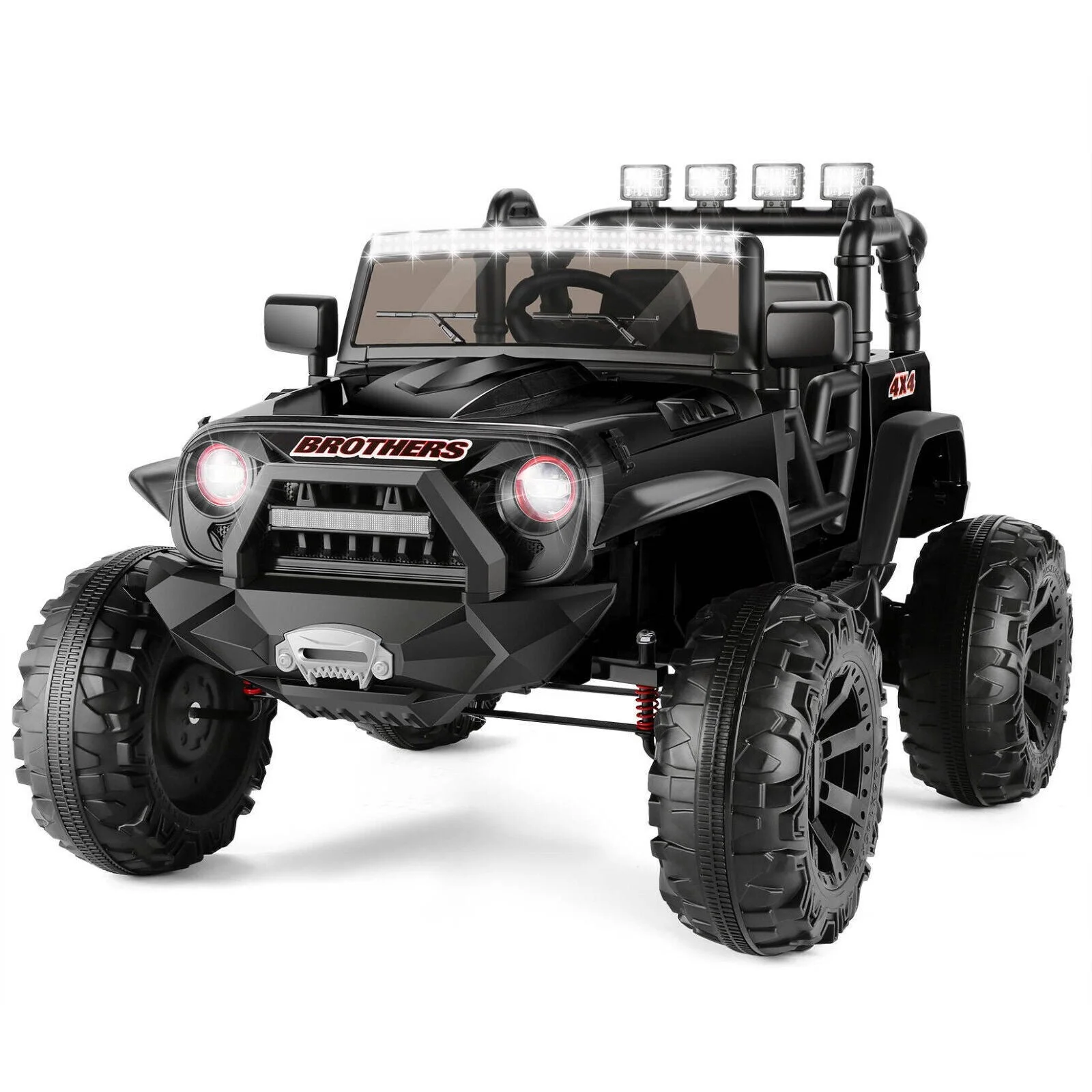 2-Seater 24V Electric Ride-On Truck with Bluetooth and Remote Control - 400W Power - Curated Treasures Market