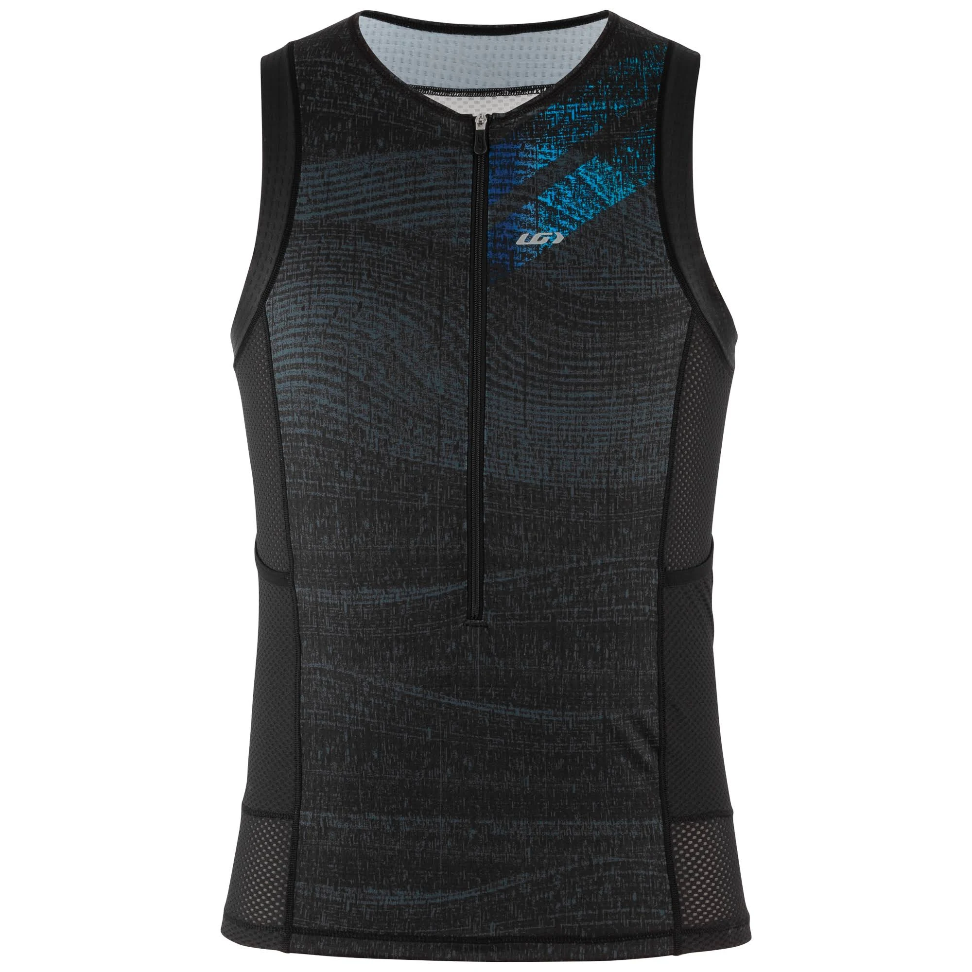 Louis Garneau - Men&s Vent Tri Sleeveless CF, Blue Sand, L