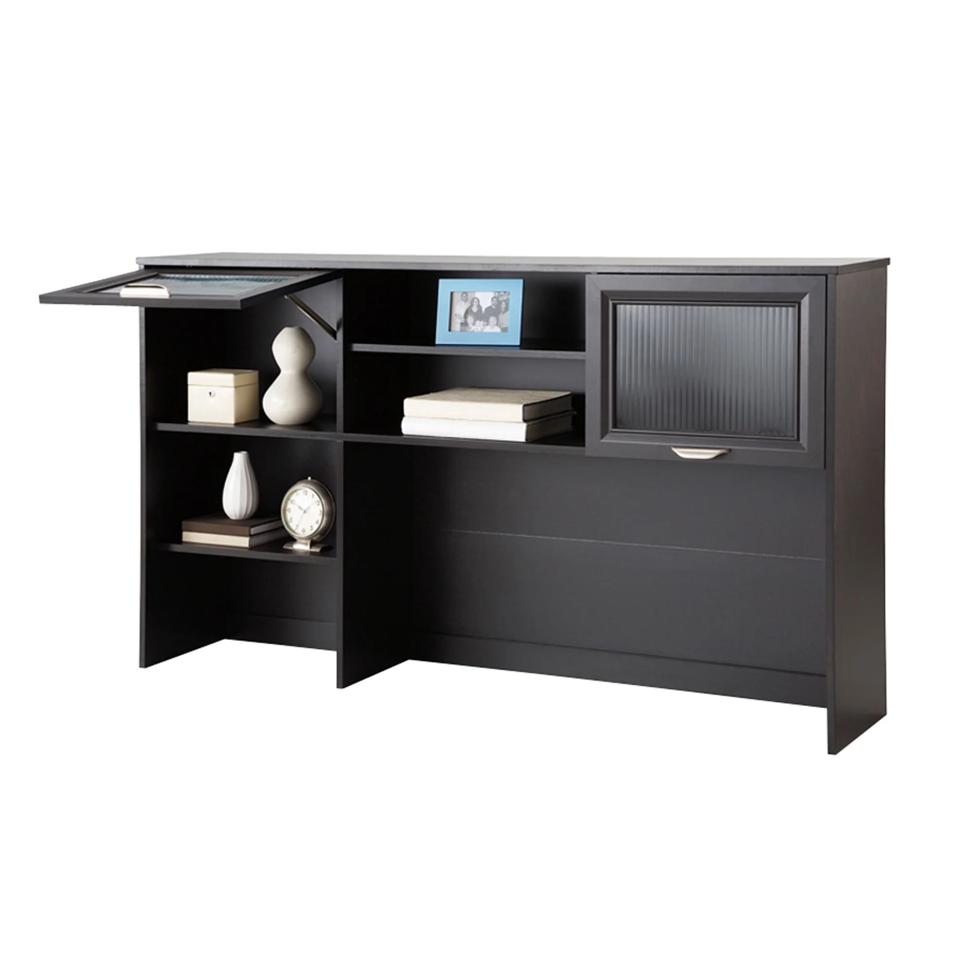 Realspace® Magellan 58"W Hutch For Corner Desk, Espresso