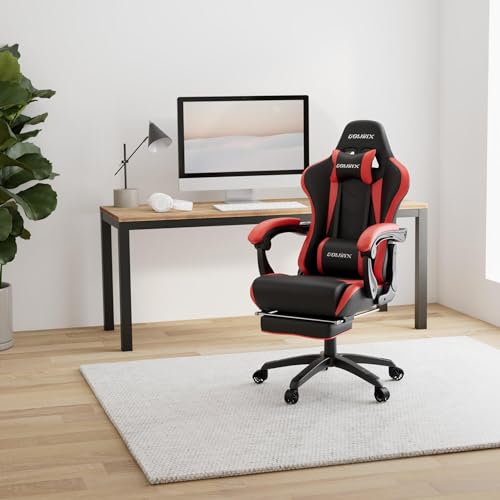 Dowinx Gaming Chair Ergonomic Racing Style Recliner with Massage Lumbar Support